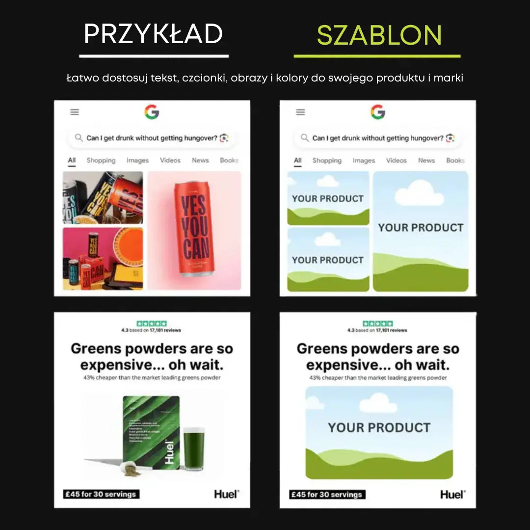 1000+ Szablonów Statycznych Reklam Canva